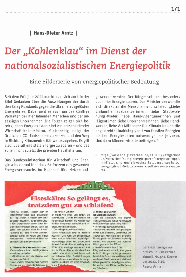 Eifeljahrbuch 2024 Kohlenklau 1